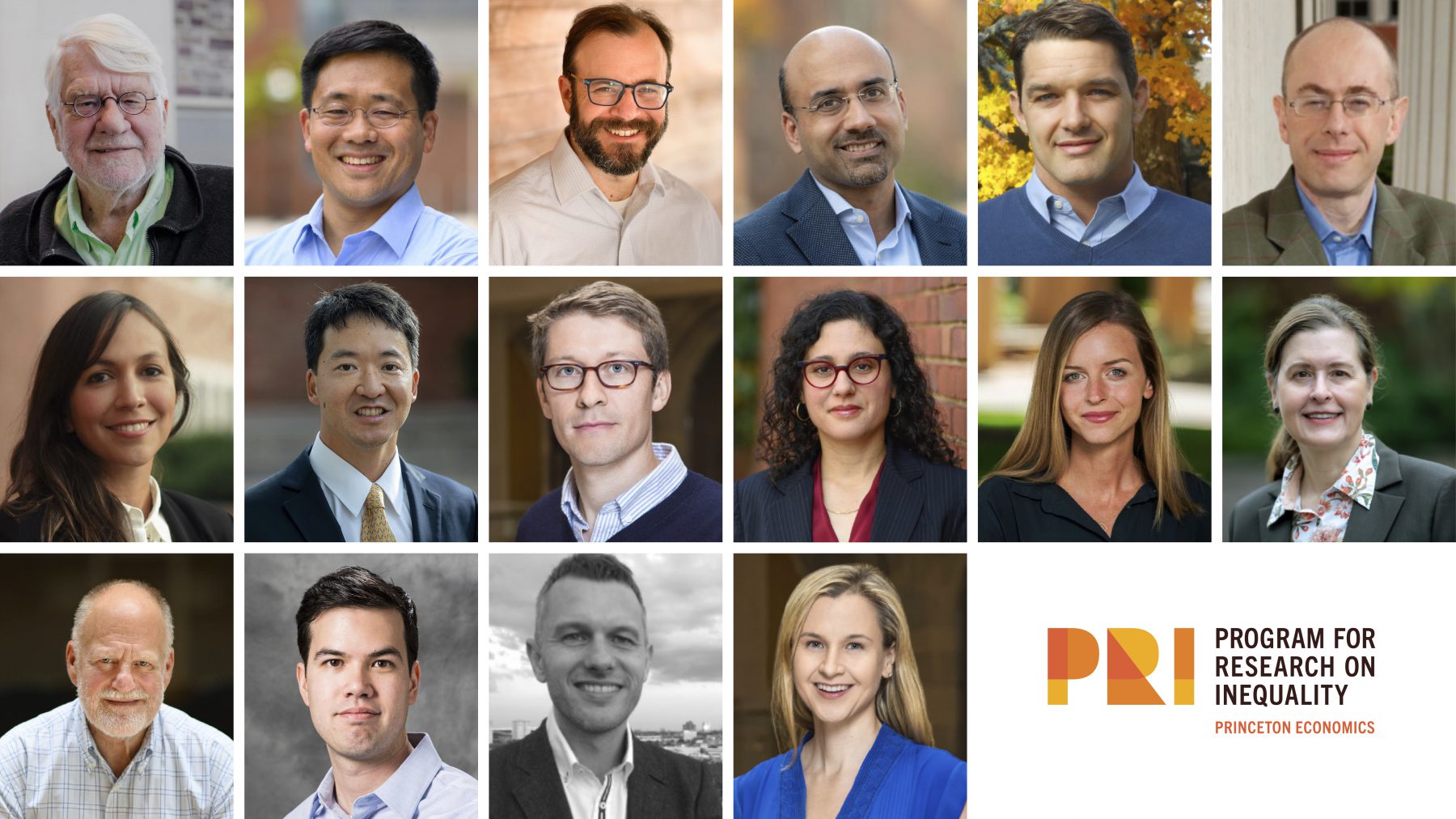 Grid of People with PRI Logo